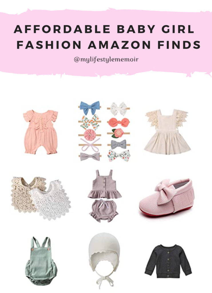 Looking for affordable baby girls’ clothes that are also stunning? Look no further! I have curated my favorite Amazon baby girl finds and they will not disappoint. #babyclothes #babygirl #babyfashion #amazonfinds #bohostyle #babyboho